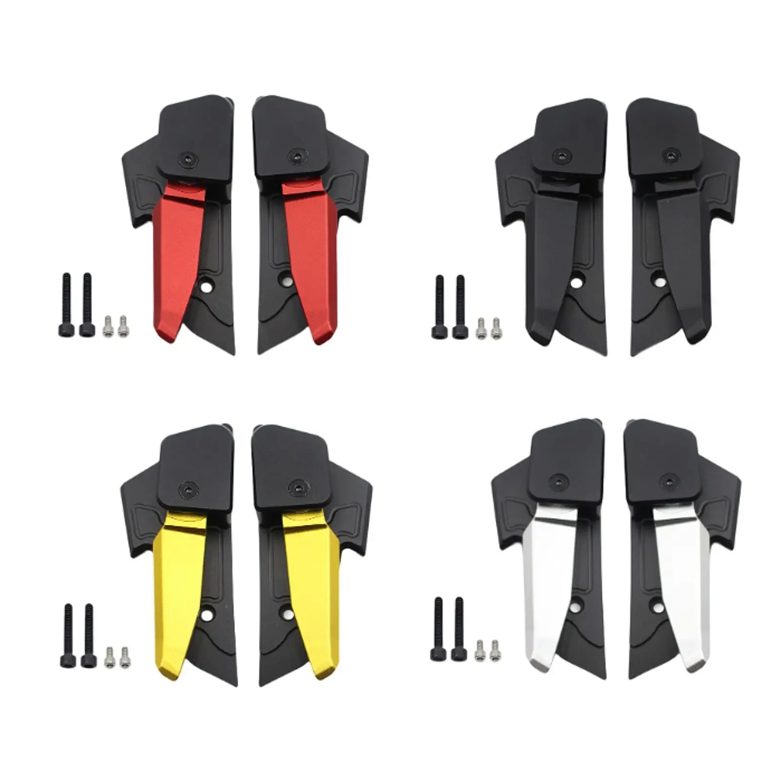 

Motorcycle Rear Passenger Footrest Foldable Foot Pedals Easy Installation for Vespa S125 S150 LX125 LX150 LT150 Accessories