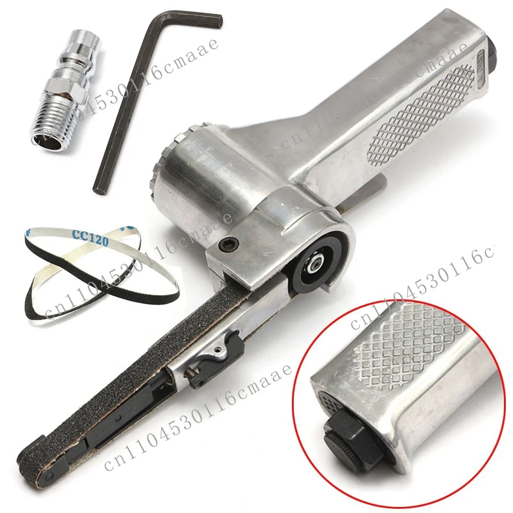 3/8 inch pneumatic belt sander, pneumatic angle grinder, belt sander, suitable for air compressor grinding, pneumatic tool set