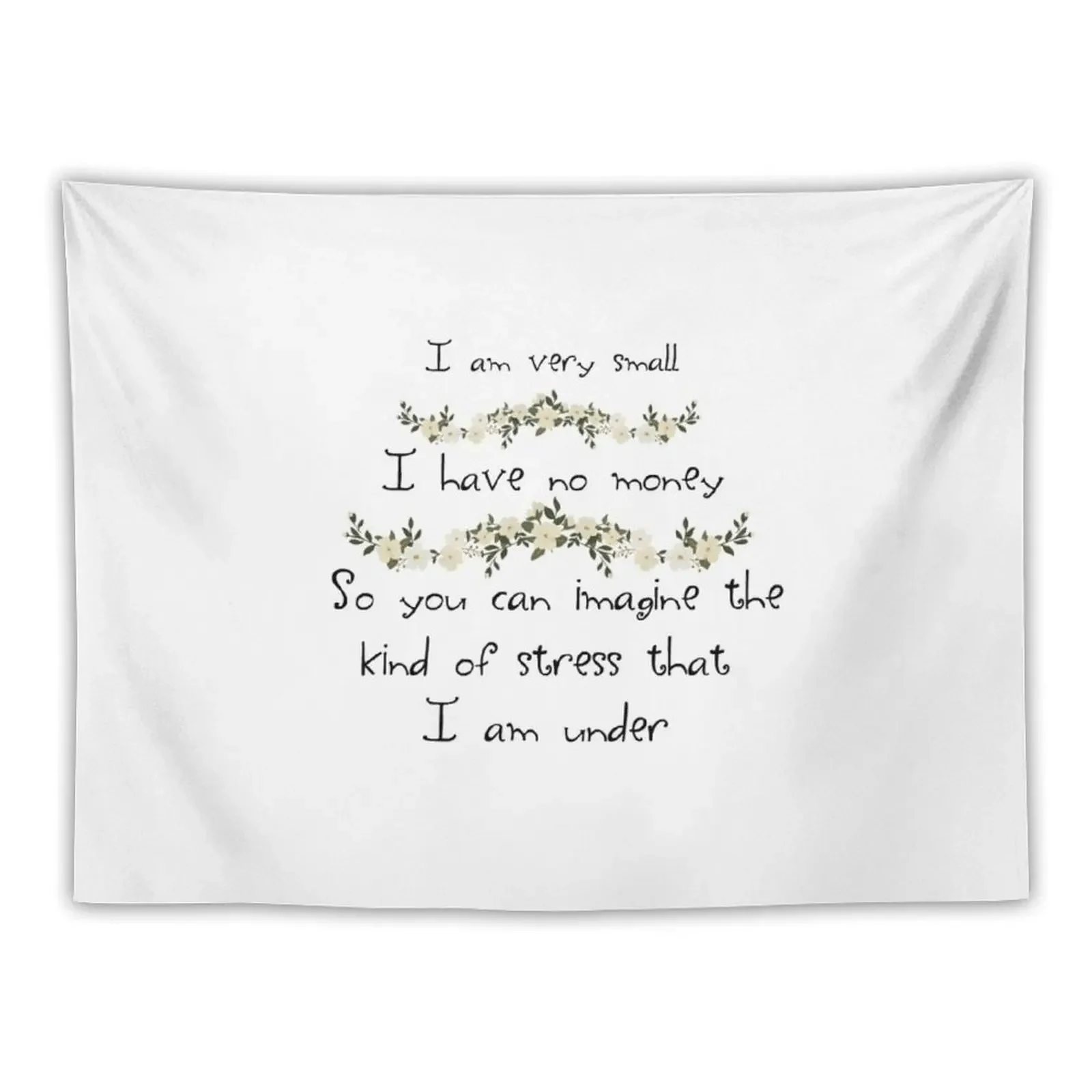 Small and Poor Tapestry Cute Decor Wall Decor Tapestry