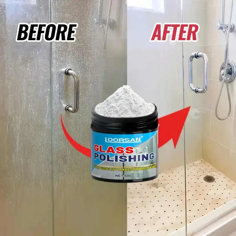 Glass polishing powder, specially designed to repair scratches,enhance clarity,is ideal for vehicle windows,household glass