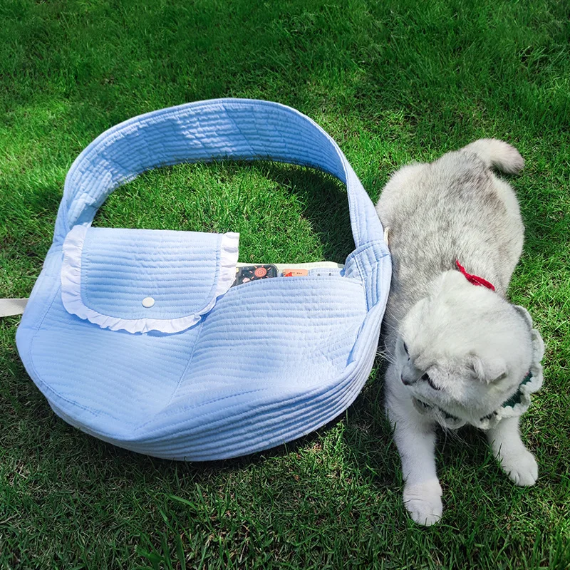 Fashionable Pet Puppy Carrier For Cats Dogs Outdoor Travel Small Dog Sling Bag Portable Cat Carrier Bag Comfortable Pet Supplies