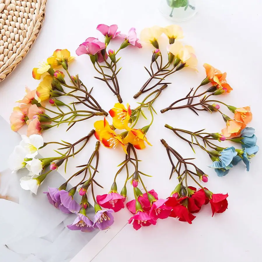 Silk Artificial Flower Rose Festival Wreath Home party Outdoor Garden wall Wedding Decor Diy Gift wholesale bouquet decoration