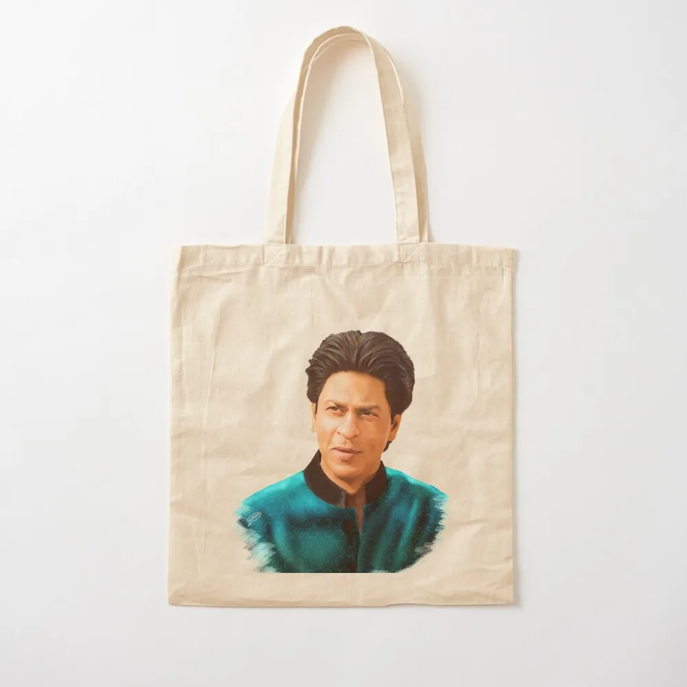 

Shah Rukh Khan Digital Painting Tote Bag free delivery bags Eco bag Canvas Tote Bag