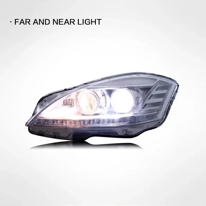 لمرسيدس بنز W221 2006-2008 S-Class S300 S350 S400 AMG تعديل LED كشافات المصابيح الخلفية مصباح رئيس الجبهة إكسسوارات مضيئة