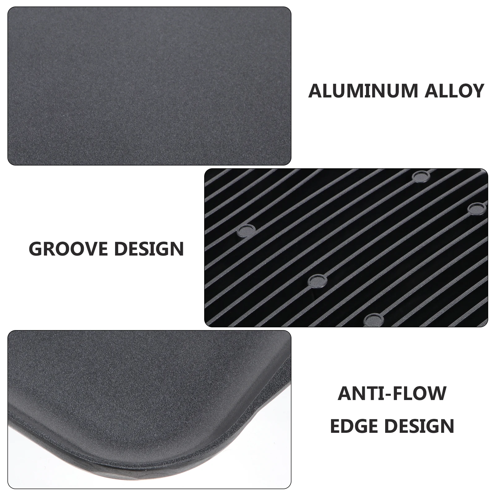 

1pc Fast Defrosting Tray Premium Aluminum Alloy Rapid Thawing Plate Thick Sturdy Home Restaurant Use Square Kitchen Tool