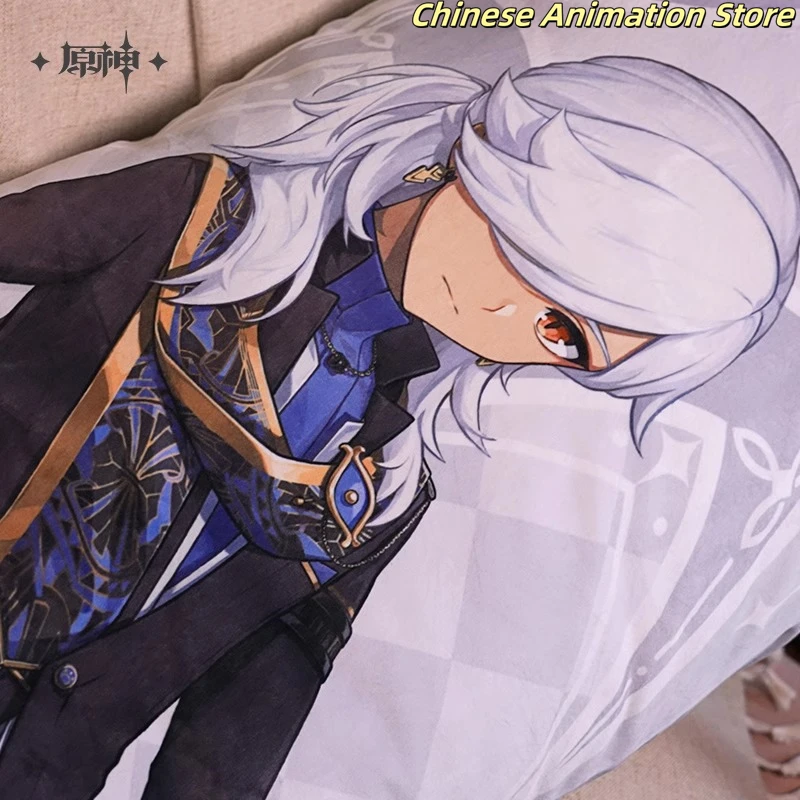 Genuine Tartaglia Cyno Diluc Yaemiko Keqing Character sized Pillow Genshin Impact Mihoyo Cosplay Anime Birthday Gift