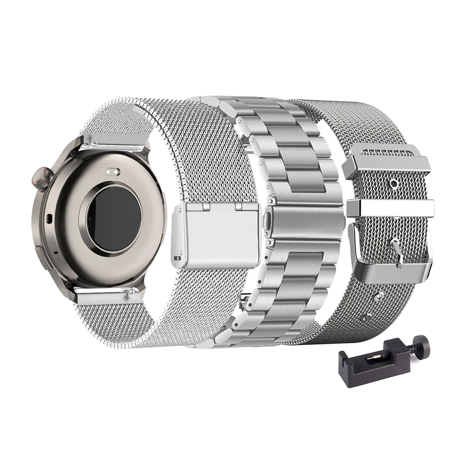 

3 металлических ремешка для Amazfit Balance 2/Balance/Bip 6/Bip 5/5 Unity/GTR 4/GTR 3 Pro/GTR 3/GTR 2/GTR 2E/GTR 47mm/Pace/Pop 3S