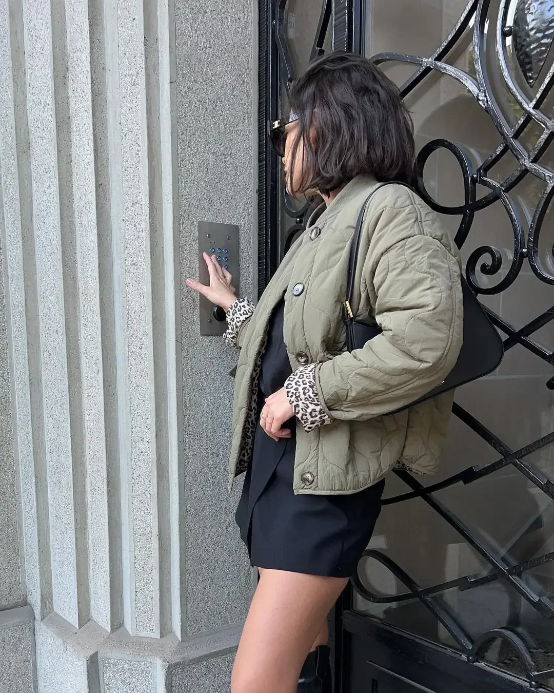 Casual Solid Thin Padded Jacket Women Chic O-neck Single Breasted Long Sleeve Pocket Overcoat Autumn Lady Chic Street Outerwear