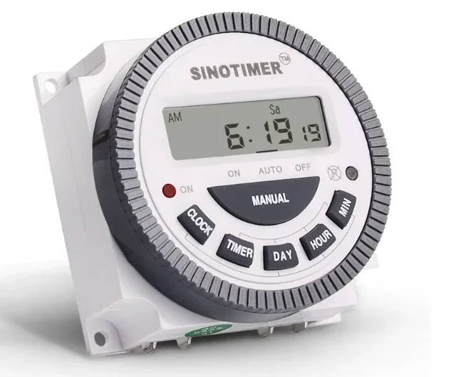 TM619 Time Control Switch 7 Days Programmable Cyclic Timing Intelligent Time Controller 1 Normally Open 1 Normally Closed