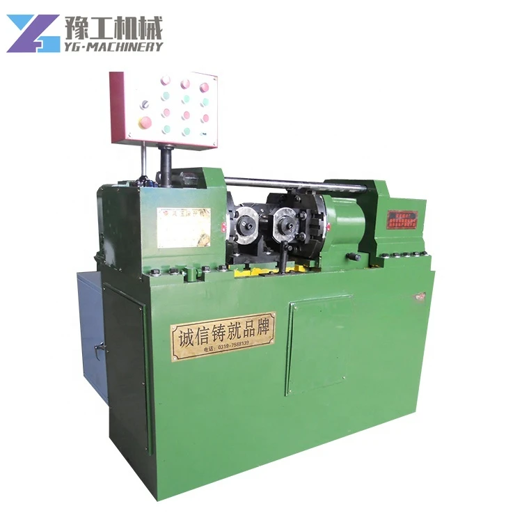 YG Top Quality Steel Bar Bolt Processing Machine Price Hydraulic 4-42mm Thread Rolling Machine