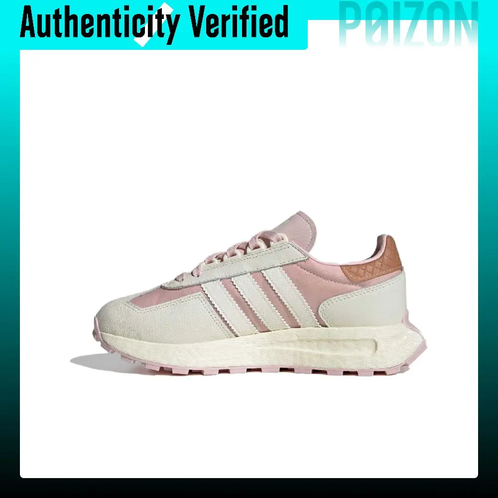 Adidas Originals Retropy E5 Casual Shoes Women's Low-top Jade White/Sand Brown Pink JH7202