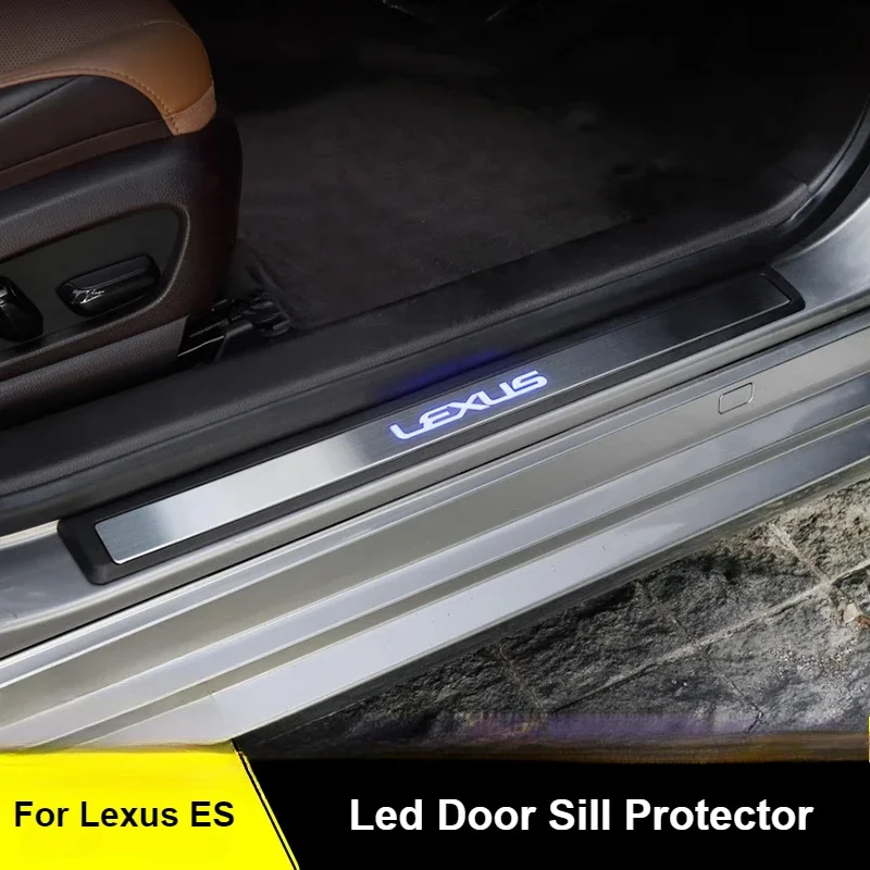 

For Lexus ES 2015-2024 Led Welcome Pedals Door Door illuminated Sill Light Logo Projector Lamp Accessories