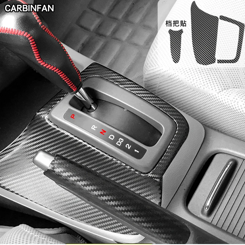 Car Styling Accessories Automobile gear panel decorative stickers For Honda Civic 9th Sedan 2012 2013 2014 2015