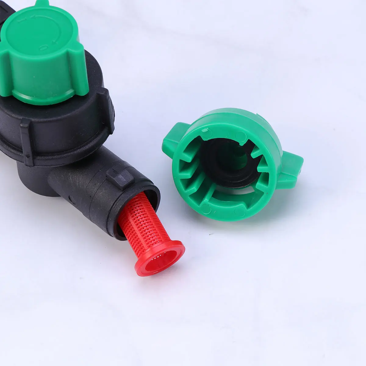 

Adjustable Durable Water Tube Connector Clamp For Garden Agriculture Use With Flow Control Knob Large Size Heavy Duty Sprinkler