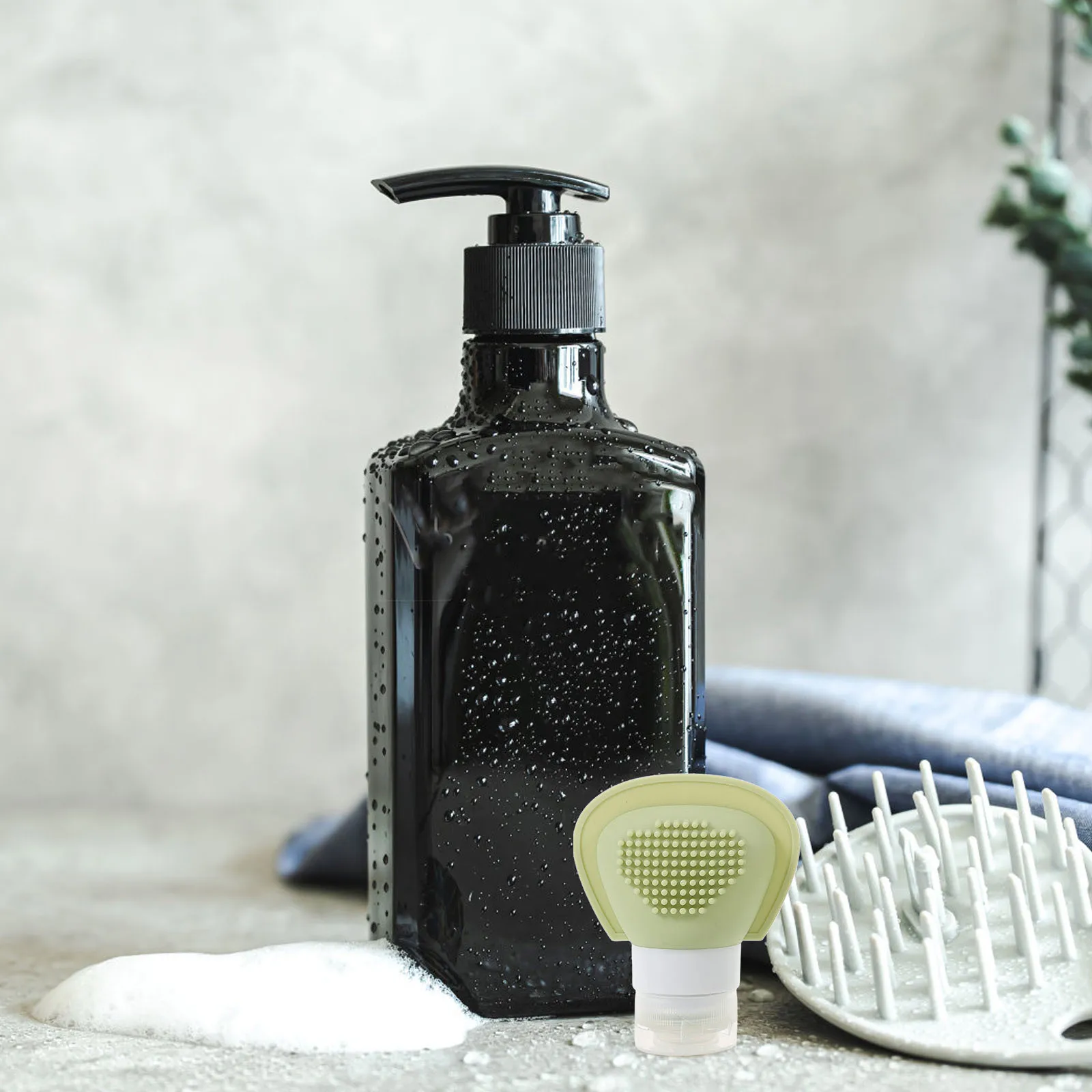 

3Pcs Silicone Travel Bottles for Toiletries Leak Proof Squeezable Containers Shampoo Conditioner Lotion Soap Refillable Small