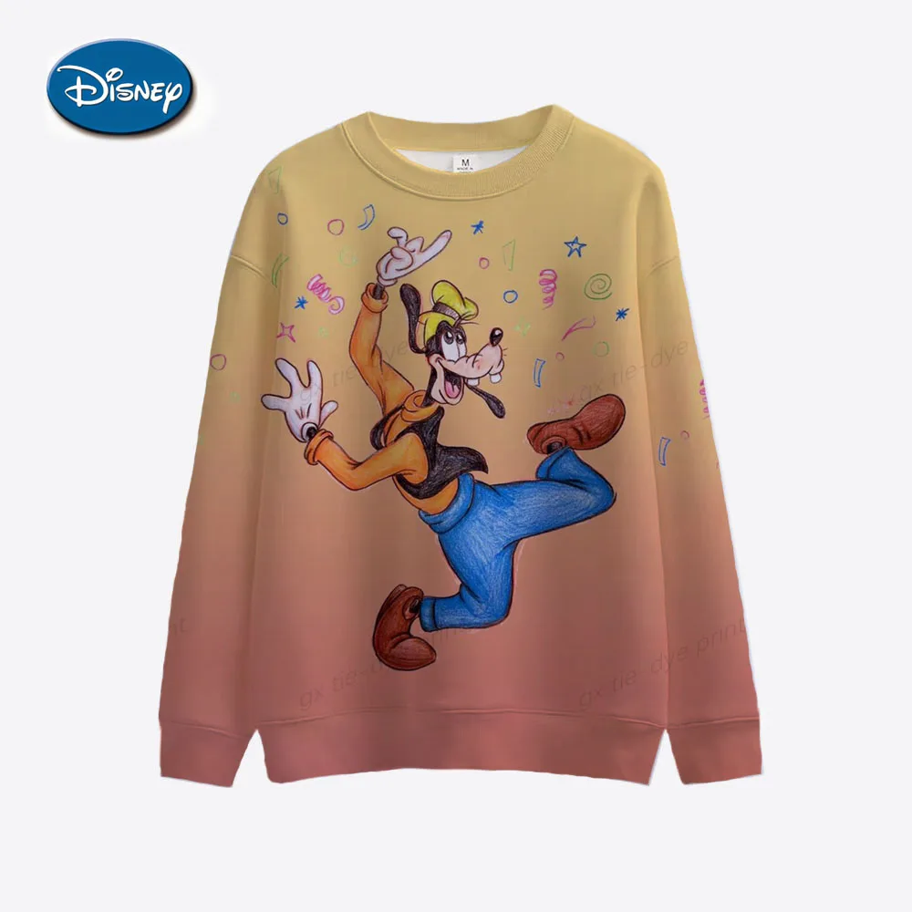 เสื้อกีฬาผู้หญิงมีฮู้ดย้อนยุค Disney's Gofei พิมพ์ลายเสื้อกีฬาการ์ตูนของขวัญผู้หญิงย้อนยุคการ์ตูนเสื้อกีฬา