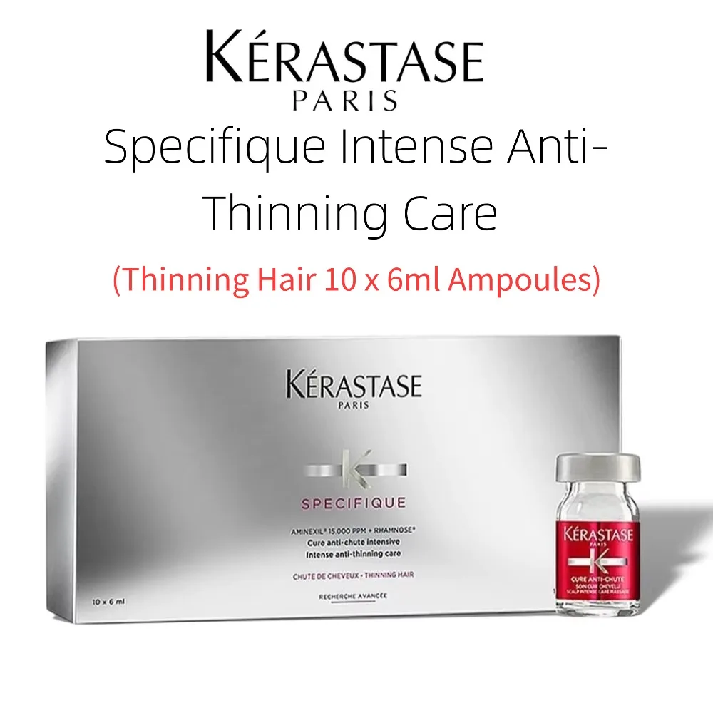 

Kerastase Specifique Intense Anti-Thinning Care (Thinning Hair 10 x 6ml Ampoules), Anti-Hair Loss Treatment, Hair Care Treatment