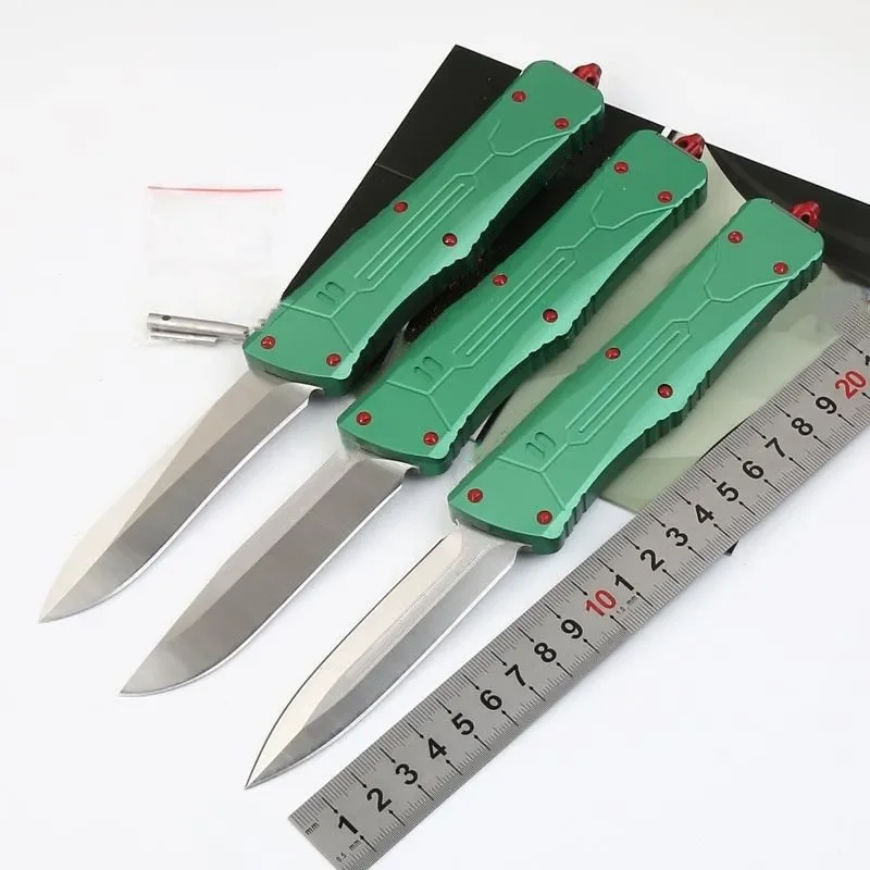 

Tactical Dinosaur Troon Hunter Pocket Knife D2 Blade Dual Action Rescue Fixed Blade Hunting Camping EDC Survival Tool Knives