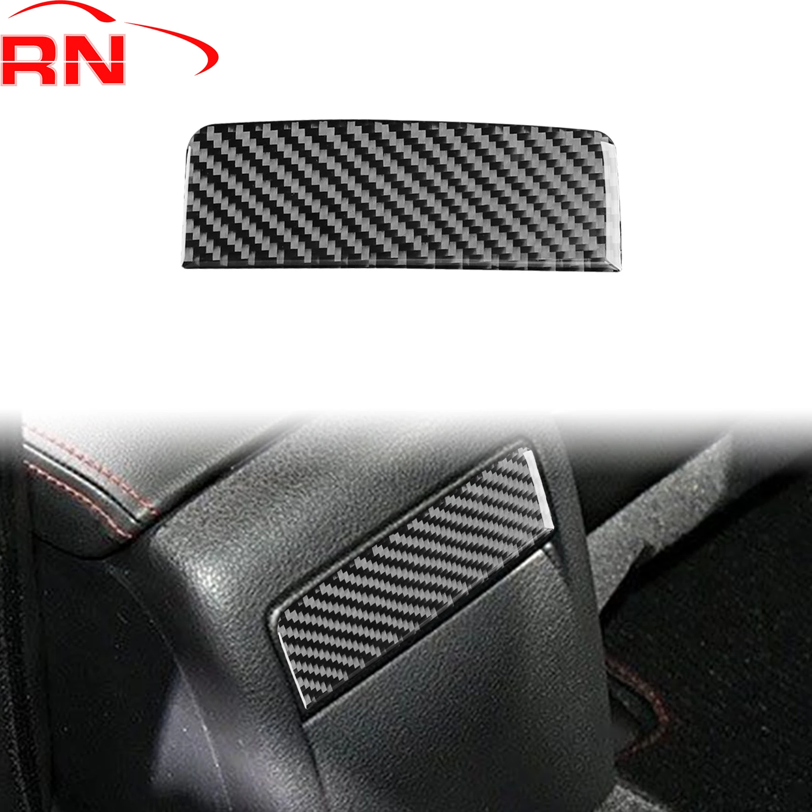 

Для Subaru WRX 2015-2021: Декоративные накладки на подлокотник из карбона, аксессуары для интерьера, цвет черный глянец, наклейки