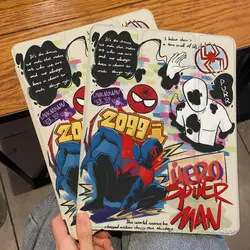 Cartoon Cute Tablet Case for iPad Mini 4 5 6 Air 1 2 3 iPad Pro 2022 11in Anti-drop Three-fold Pen Slot Airbag Protective Cover