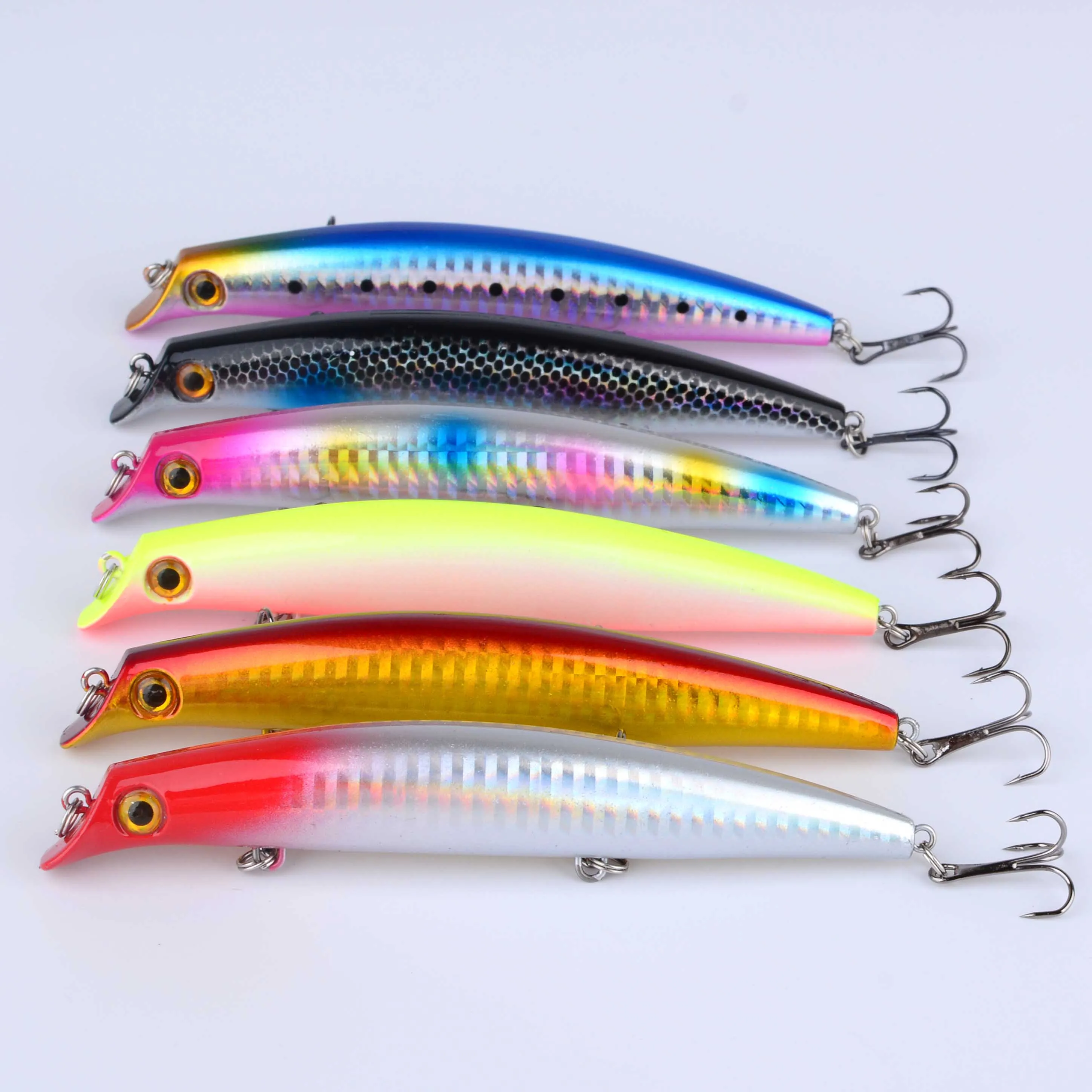 Señuelo Minnow flotante 12.2 cm para pesca de agua salada