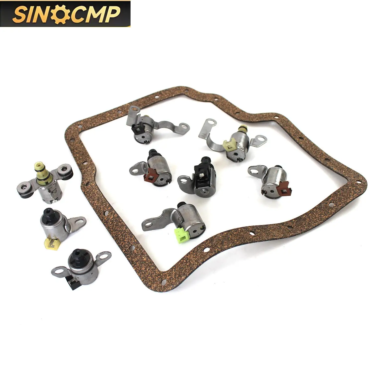 

JF506E 09A 5F31 Комплект электромагнитного коробки передач для двигателей VW Jaguar Land Rover, компоненты/клапаны и детали, 9 шт.