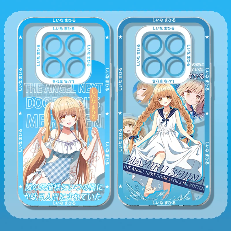 Anime Cute SHIINA MAHIRU Case for Xiaomi Redmi 15 15C 14C 14R 13 13C 13X 12 12C 10 10A 10C A5 A4 A3 Pro Turbo 5 Max 4 3 4G 5G view 3