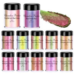 Chameleons Pigment Metallic Resin Pigments Epoxy Glitter Powder Mirror Chameleons Dye Magic Powder For Jewelry Making Supplies