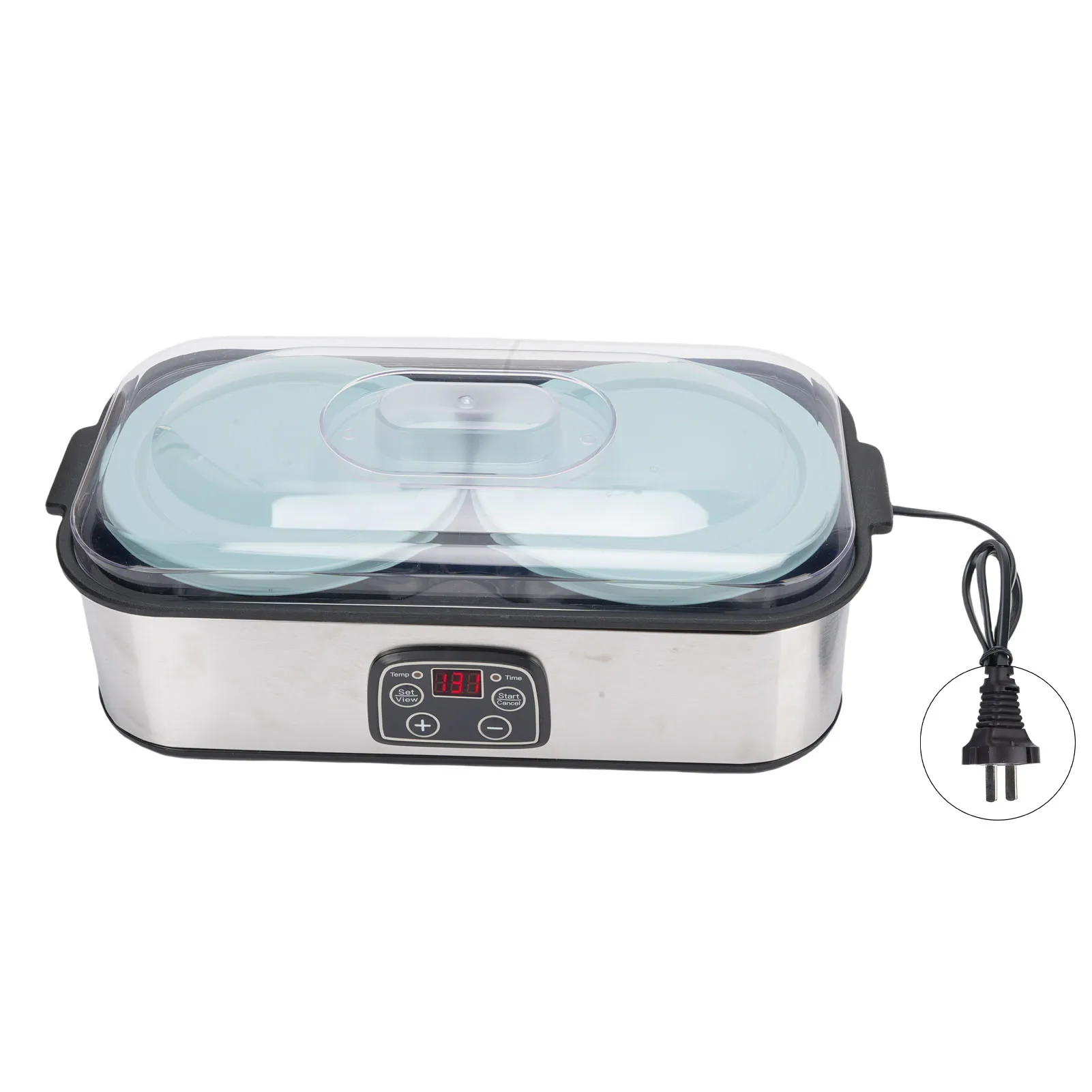 

Электрическая йогуртница с большой емкостью 2 л, автоматическим контролем температуры, таймером на 0-48 часов, цифровая машина для приготовления йогурта