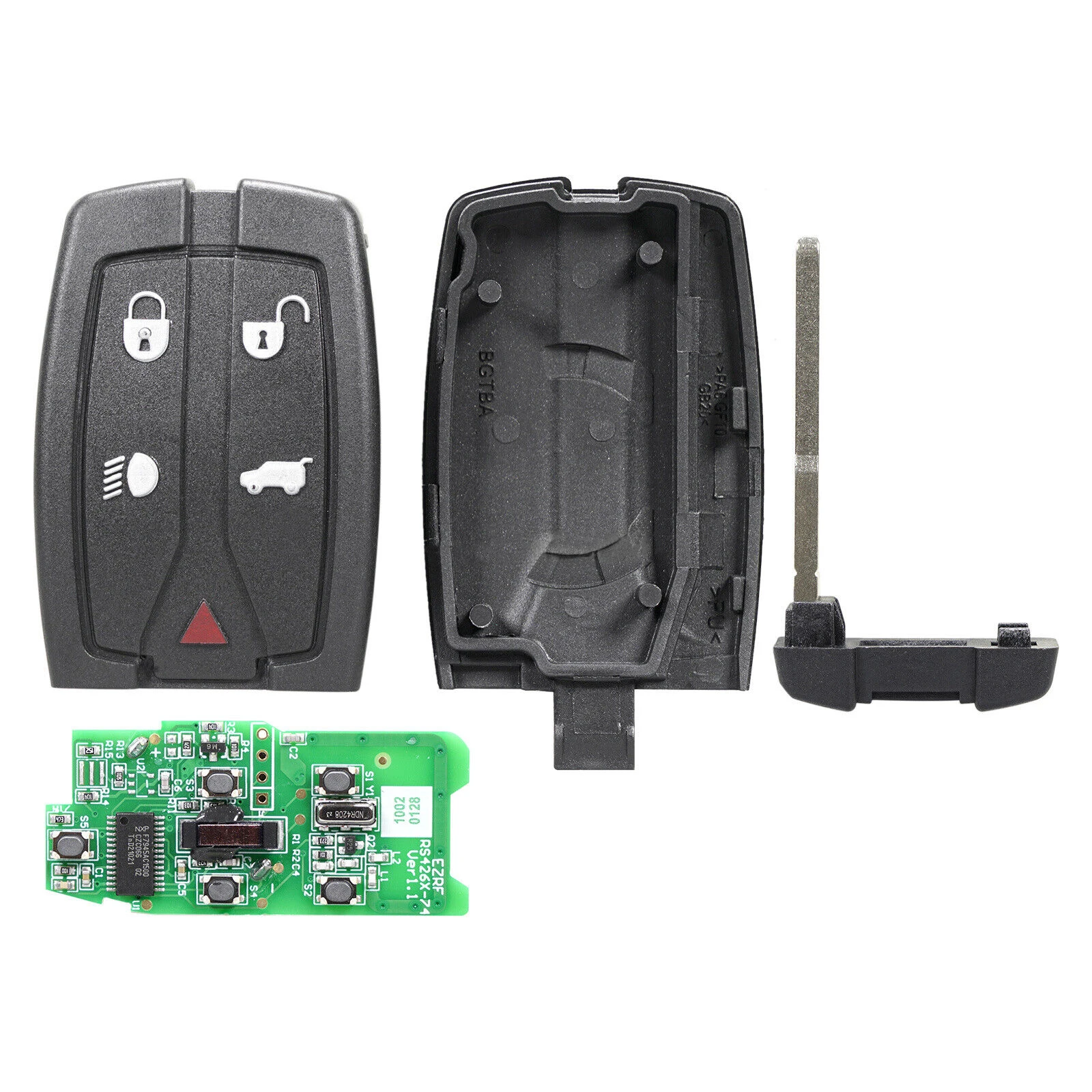 

Car 5Button Smart Remote Control Key Fob Circuit Board For Land Rover Freelander 2 2007 - 2015