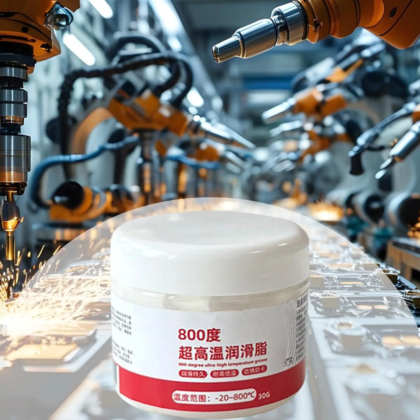 

Car Grease Temperature Resistant Lubricant Rust Resistant Grease For Lawn RV Industrial Tractor Motorcycle Bike Trailer