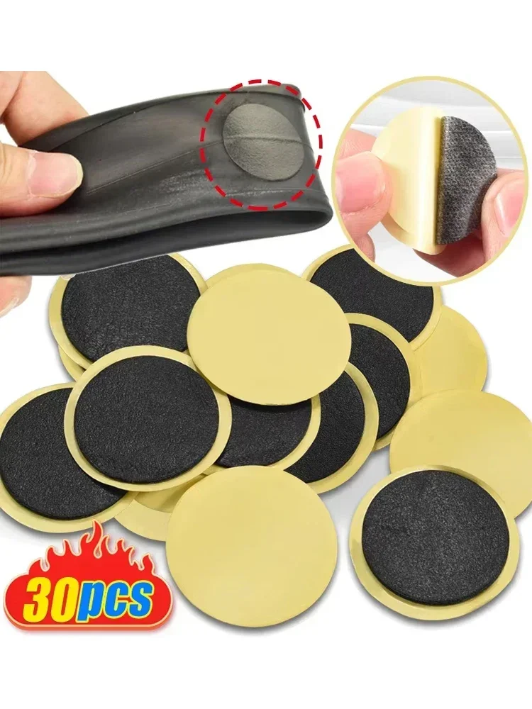 AliExpress 1-50Pcs Tire Repair Patches Car Motorcycle Bike Tire Repair Tools Glue-free Protection Adhesive Quick Drying Bicycle Tyre Patch