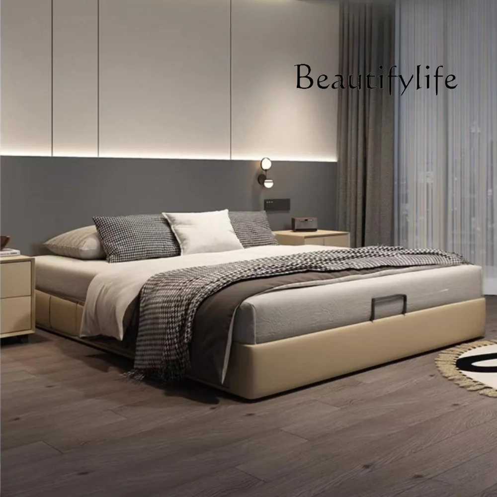 

H Aesthetic 180x200 Bed Double Unique Sleeping King Size Bed Frame Headboard Muebles Para El Hogar Home Furniture Decoraction