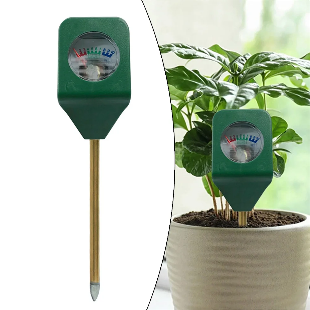 Hygrometer Tester Soil Moisture Sensor For Flower Plant Soil Moisture Green Metal Portable Convenient New Practical