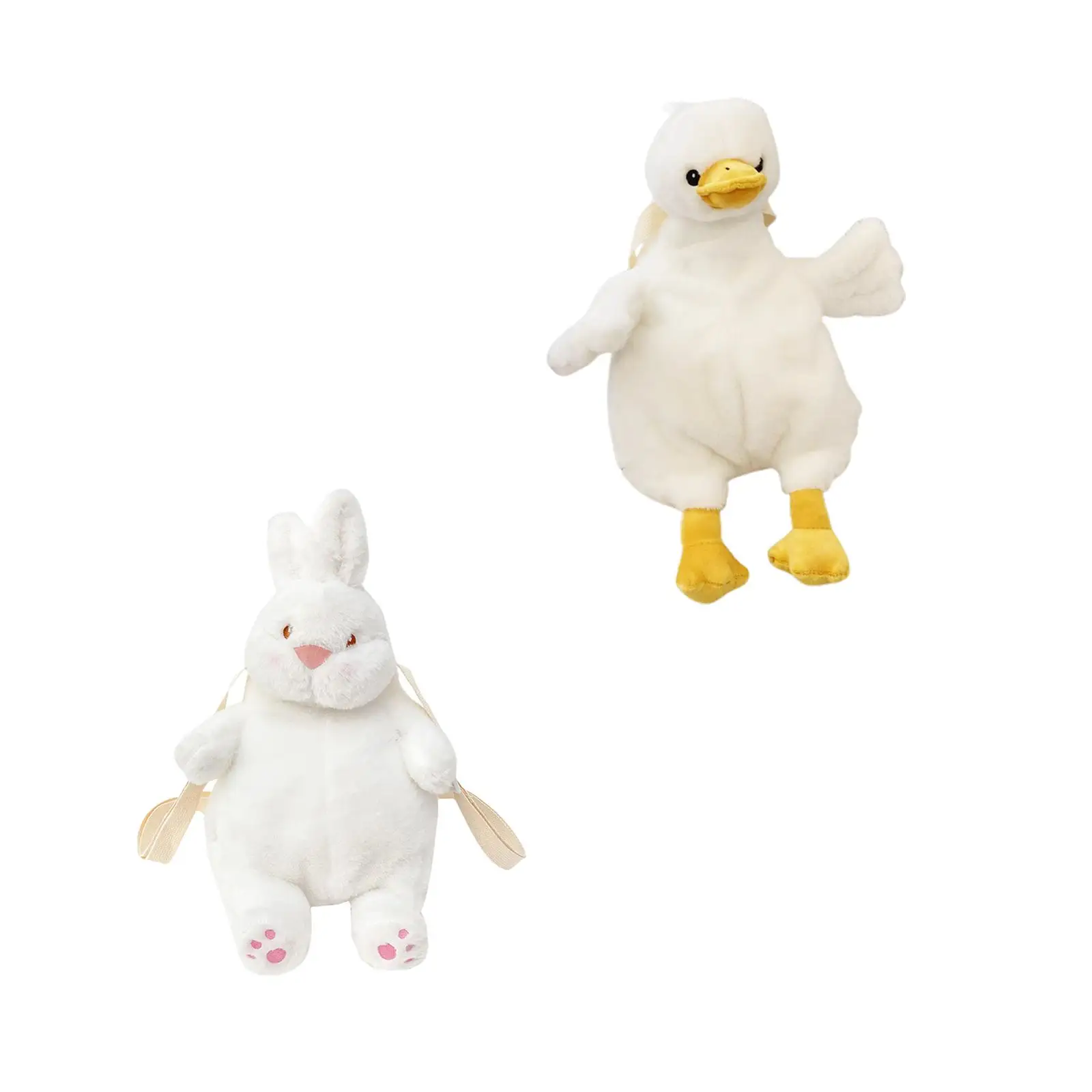 Sac à dos en forme d'animal en peluche, sac à bandoulière décontracté et doux pour garçons et femmes adultes