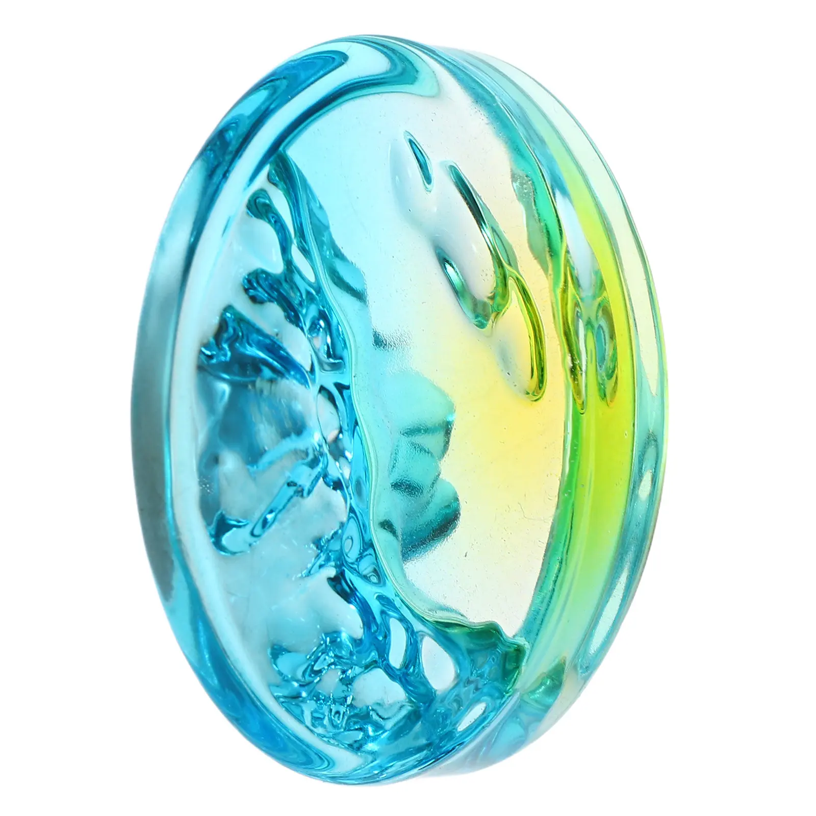 Elegant Glass Ink Dish Circular Ink Storage Plate Calligraphy Brush Rest Holder for Sumi Painting Drawing Watercolor Art
