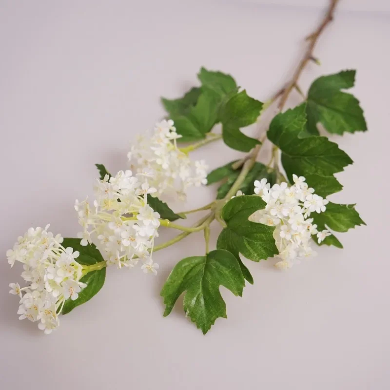 

2Pcs/lot Artificial Flowers Snowball White Hydrangea Wedding Decoration Home Party Background Flower Arrangement Fake Hydrangea