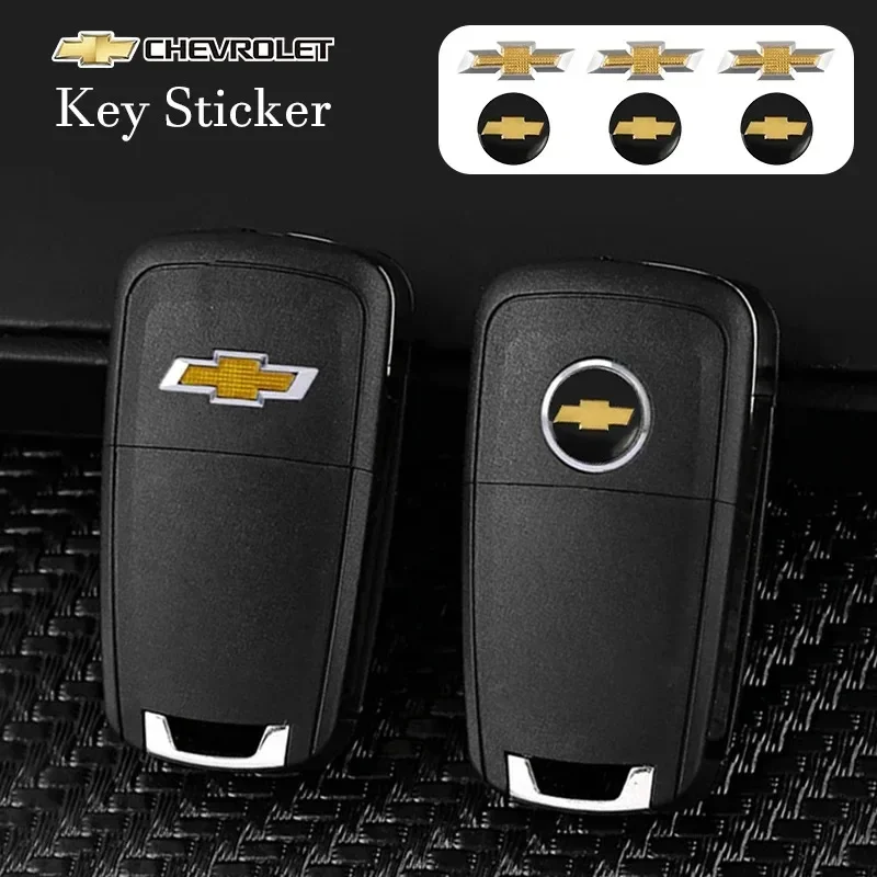 Insignia para llave de coche, emblema, pegatinas de repuesto para llave de coche para Chevrolet Cruz Rui Bao Cobalt Impala Onix SS Tahoe Trax, accesorios para coche