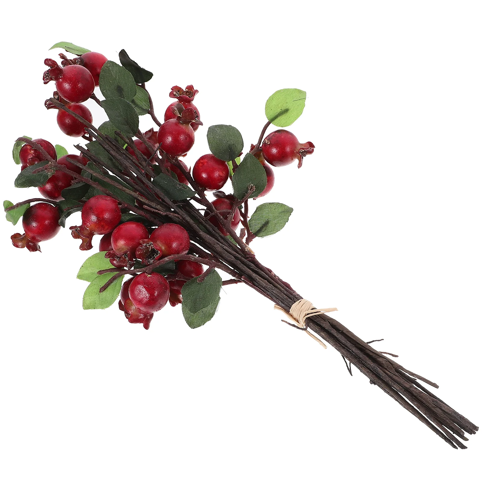 DIY Floral Arrangements Accessories The Flowers Simulation Pomegranate Fruit Christmas Picks Artificial Rosehip Berries