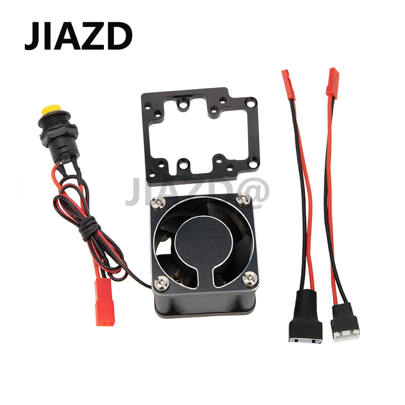 Aluminum Motor Radiator High Speed Fan 2/3s 40mm 4028 Radiator Cooling Fan for TRAXXAS 1/8 4WD