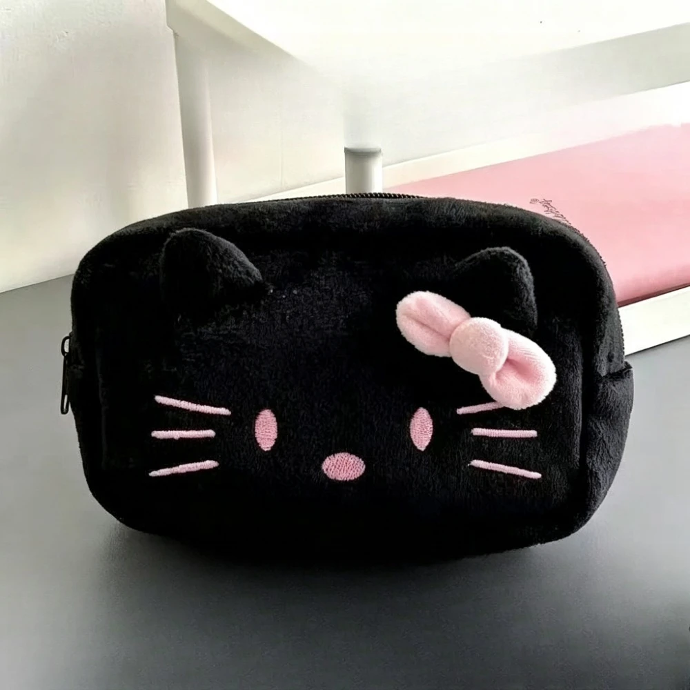 Neue angesagte Anime-Katzen-Aufbewahrungstasche, Stiftetui, Kosmetiktasche, große Kapazität, Kawaii-Schreibtisch-Organizer, niedliche Reisetasche – Detail 11