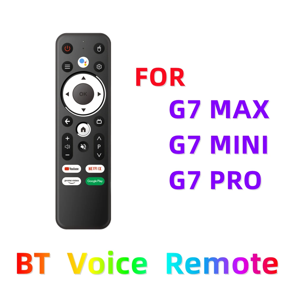 Blluetooth Voice Remote FOR G7 STICK G7 PRO G7 MINI G7 MAX SET TOP BOX Infrared RemoteController
