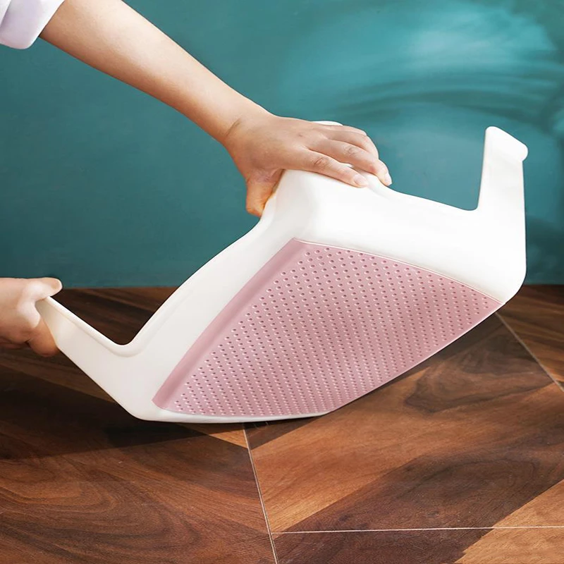 Petit tabouret bas en plastique pour ménage, chaise pour enfants et adultes, tabouret à main UNIS issant pour salle de bain et toilette, salon