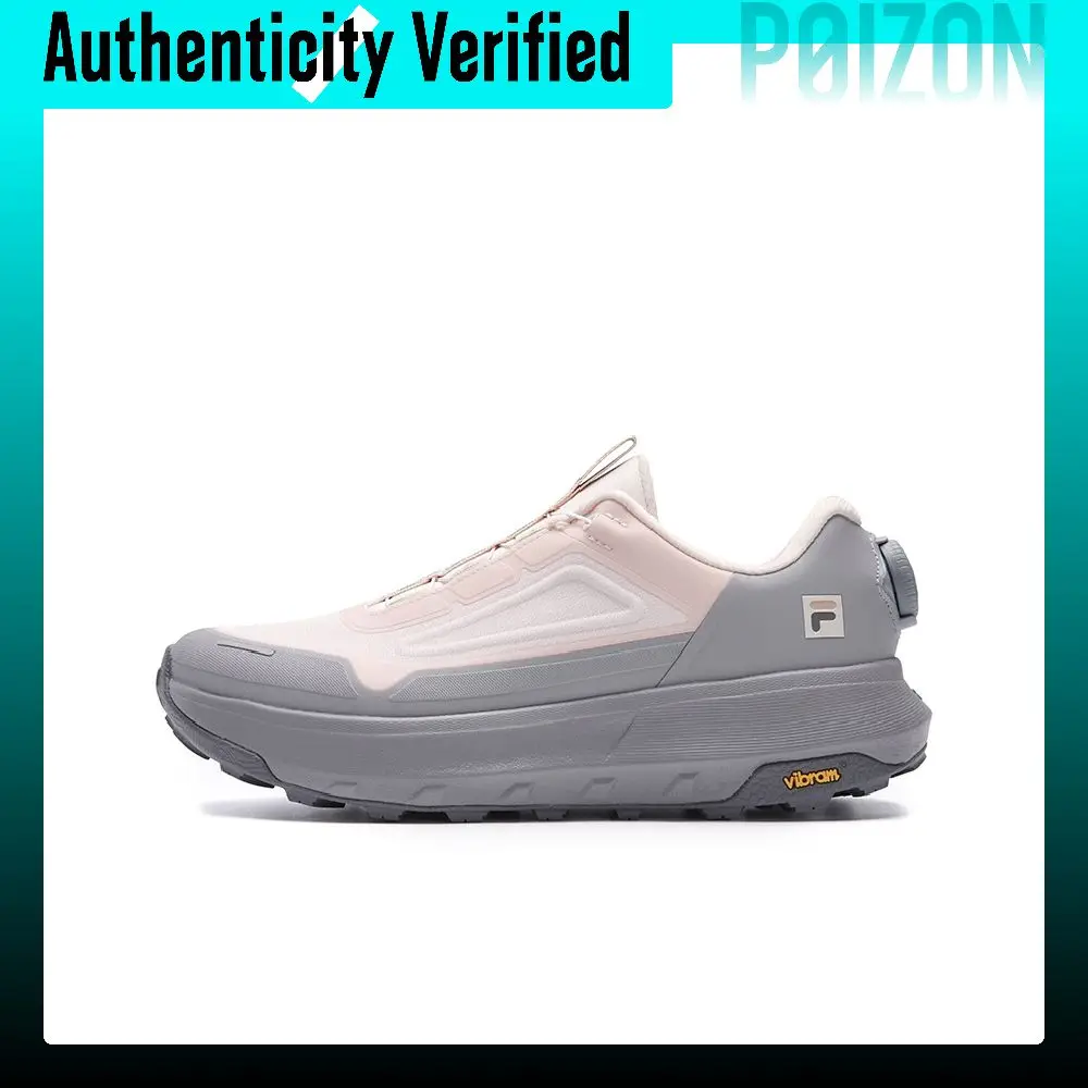 FILA BOA EXPLORER 3 Abrasion Resistant Support Low top Outdoor Shoes Women's Pink Gray A12W541217FMN