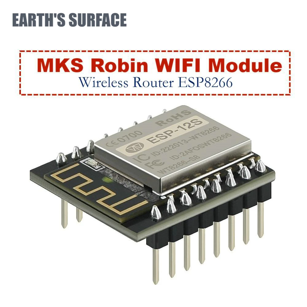 ES-3D Printer Parts Wireless Router ESP8266 WIFI Module MKS Robin-WIFI Smartphone APP Remote Control MKS Robin Motherboard