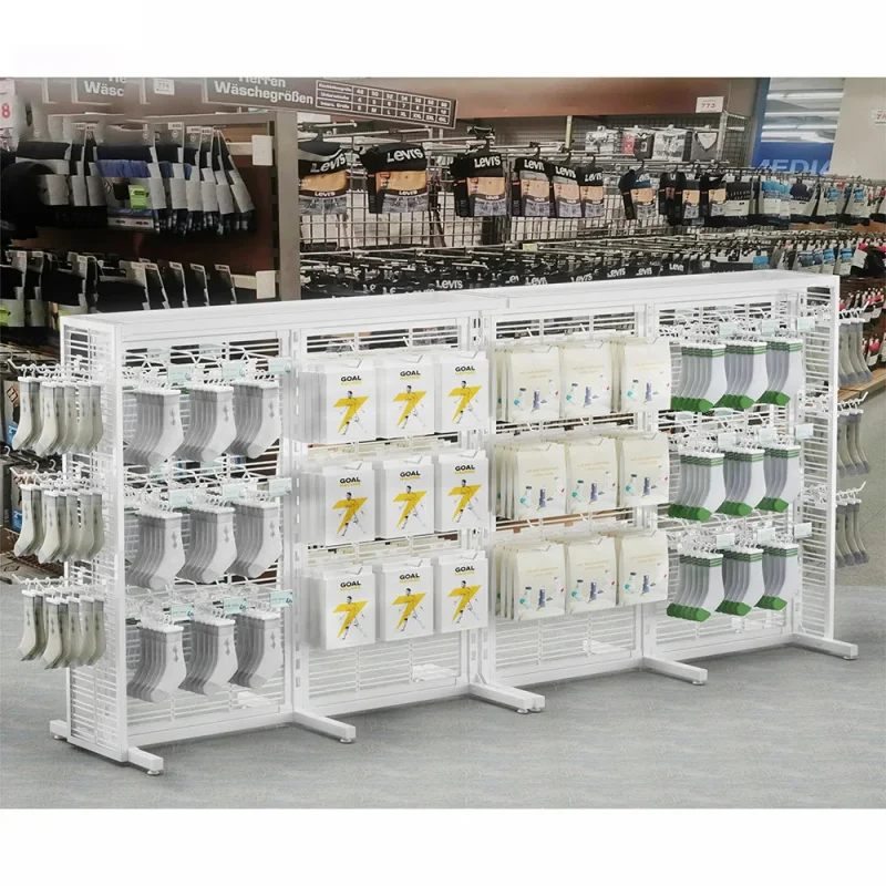 custom.Sock Display Rack Multi Layer Display Rack Hooks Shelf Hanging Sock Display Rack Boutique Stores