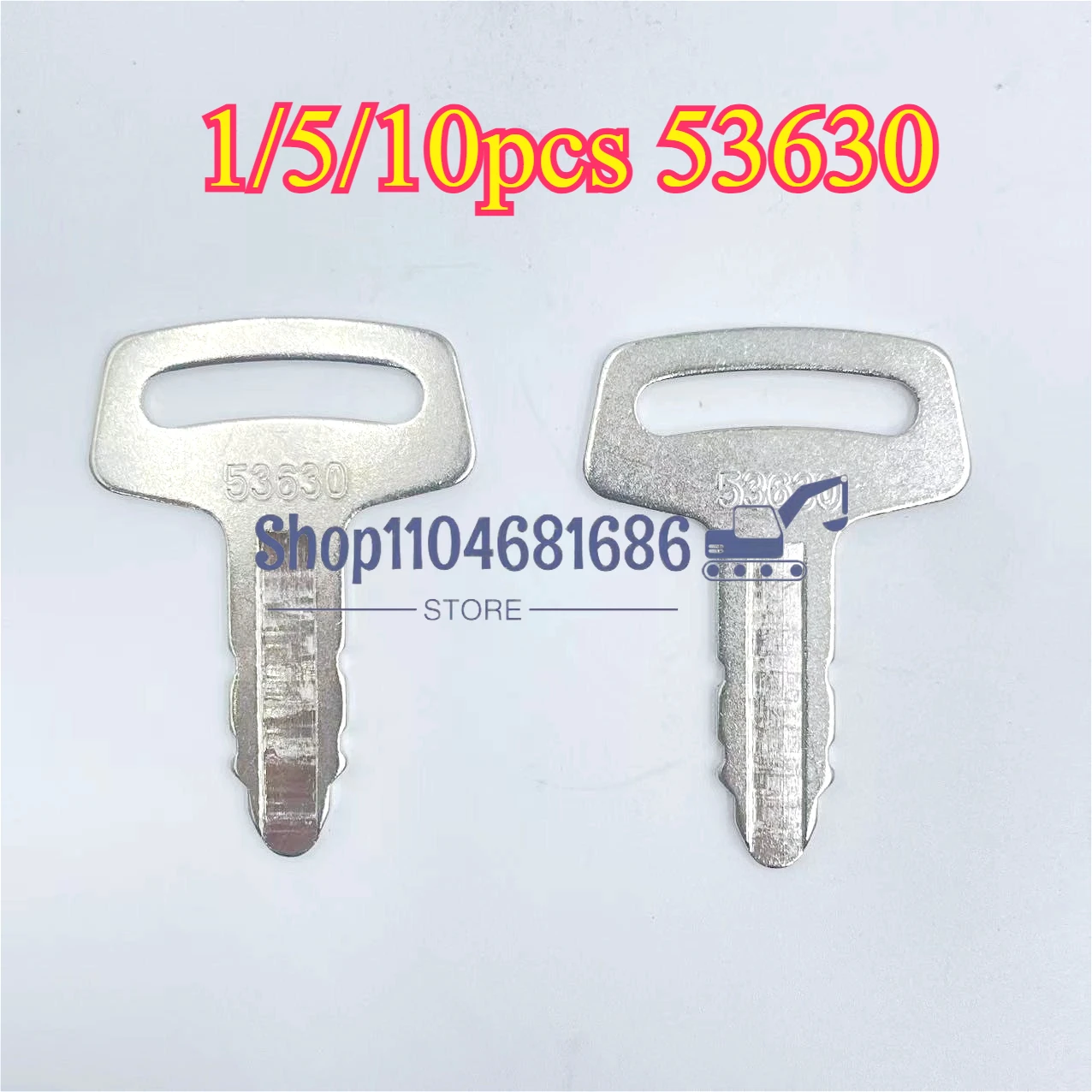 

1/5/10 шт. 53630 ключ зажигания для колесного погрузчика Kubota Thomas экскаватора RC101-53630 R420, R520, K008, Kx41 экскаваторов колесный погрузчик