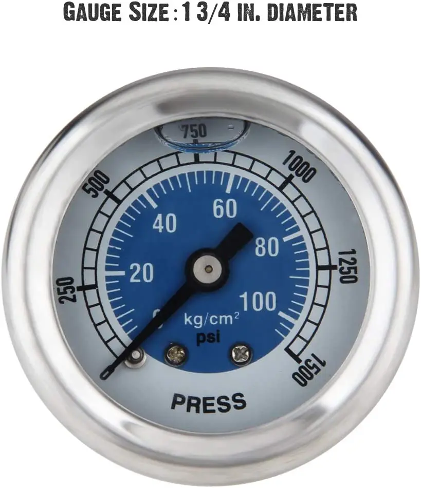 Replacement for NOS OR NX Nitrous Pressure Gauge 4AN