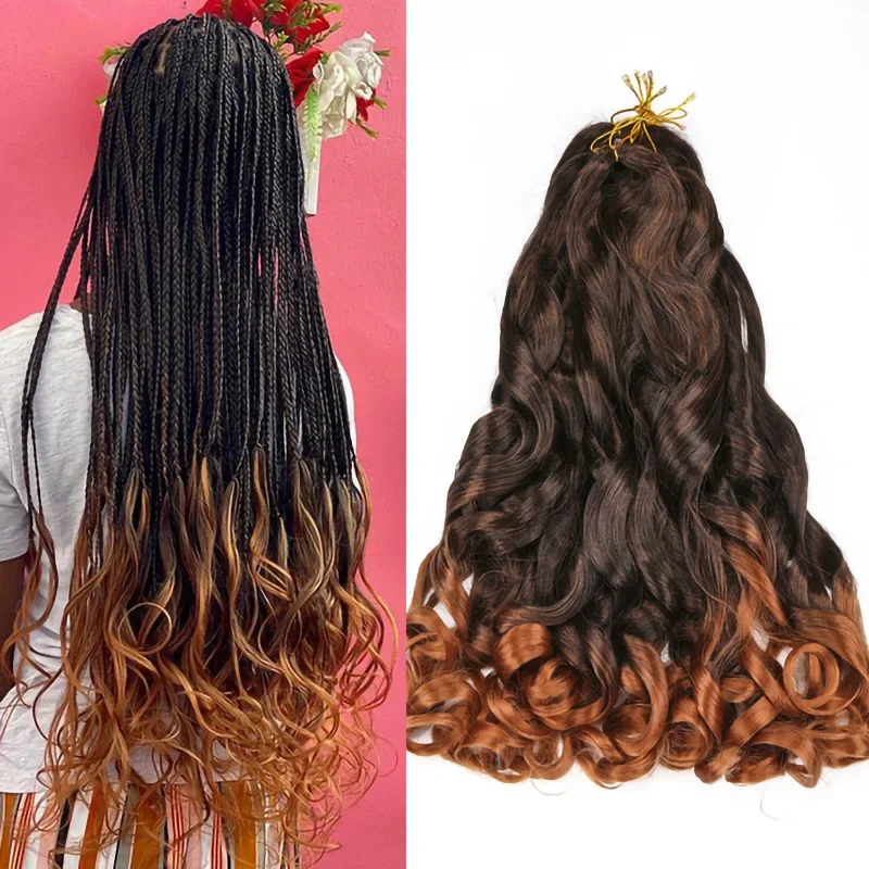 

24inch Loose Wavy Braiding Hair Crochet Braids Hair Extension Spiral Curl Braid Hair Bulk