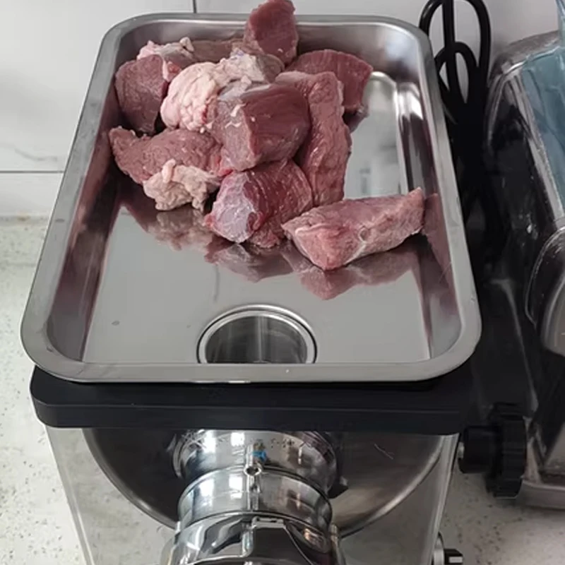 

Электрическая мясорубка из нержавеющей стали, измельчитель овощей, машина для обработки продуктов для домашнего и коммерческого использования